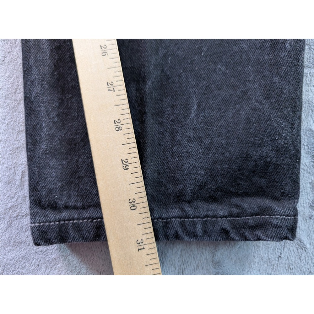 Vintage Levis 560 Loose Fit Tapered Leg Black Denim Jeans Made in USA Mens 29x31 - Picture 14 of 15